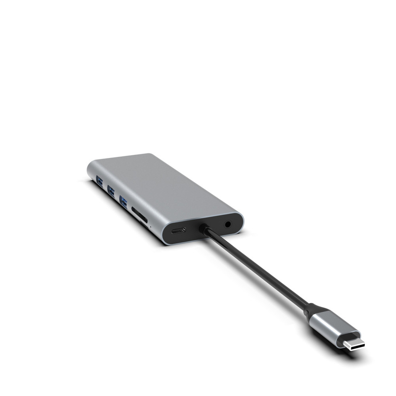 Hub USB C 5 en 1 avec Ethernet USB A Rj45 Adapteur type C Station d'accueil MacBook