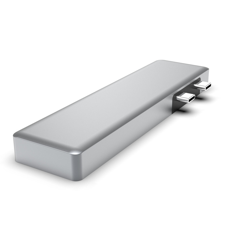 Adaptateur double usb c Hub personnalisé Dock 6 en 1 HDTV Dock Hubs USB personnalisables pour MacBook
