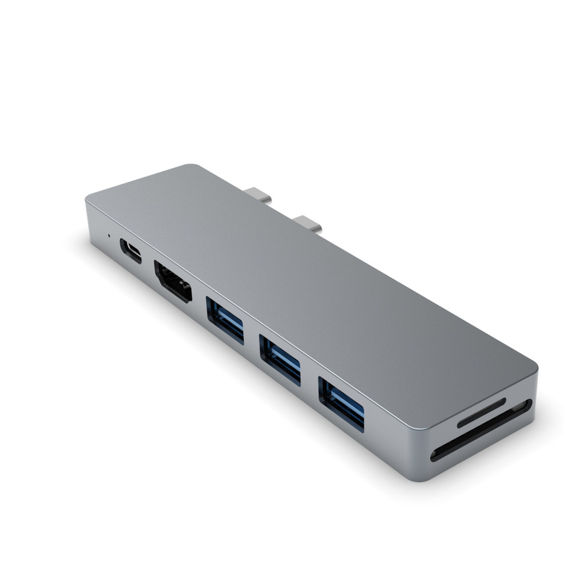 USB-C Hub 7 en 2 Compatible avec Thunderbolt 3 Port USB C 4K HDMI pour le MacBook Pro
