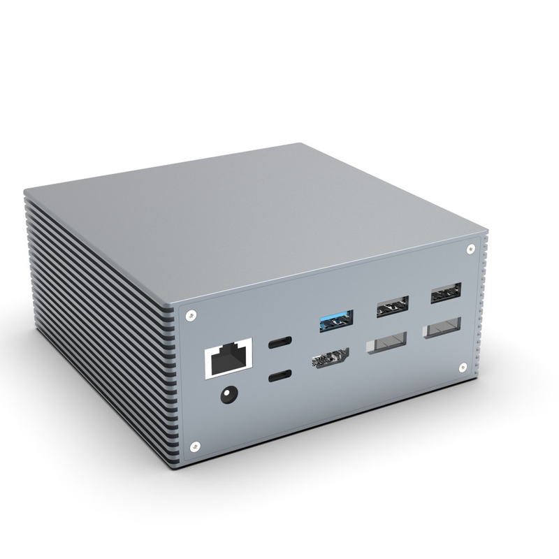 16 en 1 Thunderbolt 4 Docking Station 3 Moniteurs Mac USB 3.0 Portable universel DP USB C avec alimentation en courant continu