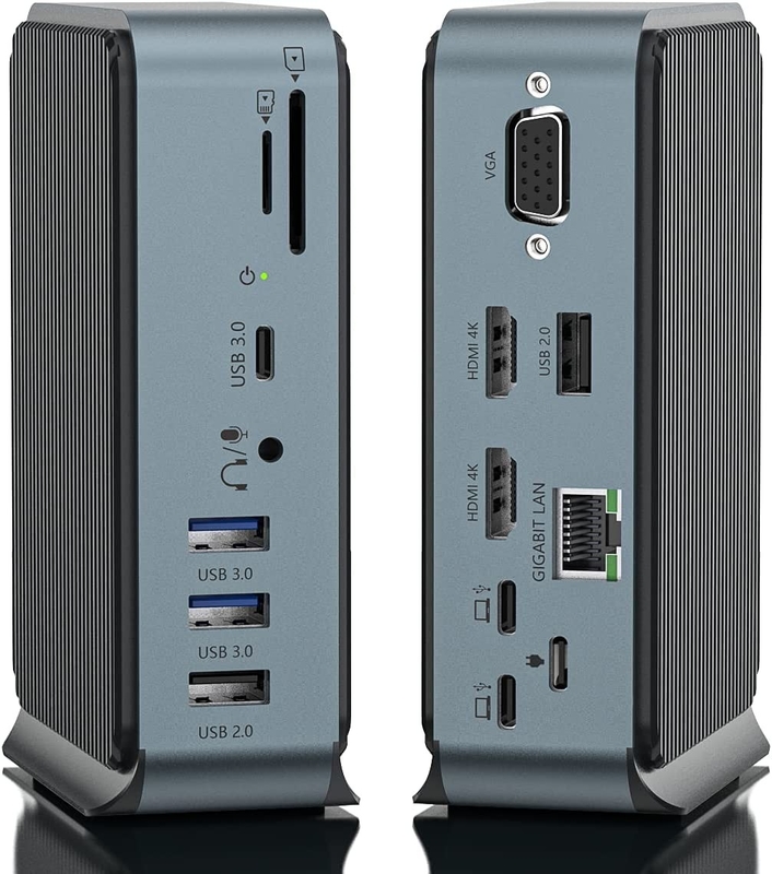 Hdmi à la station d'accueil USB C 100w Maximiser le potentiel de travail avec le type C Pd2.0