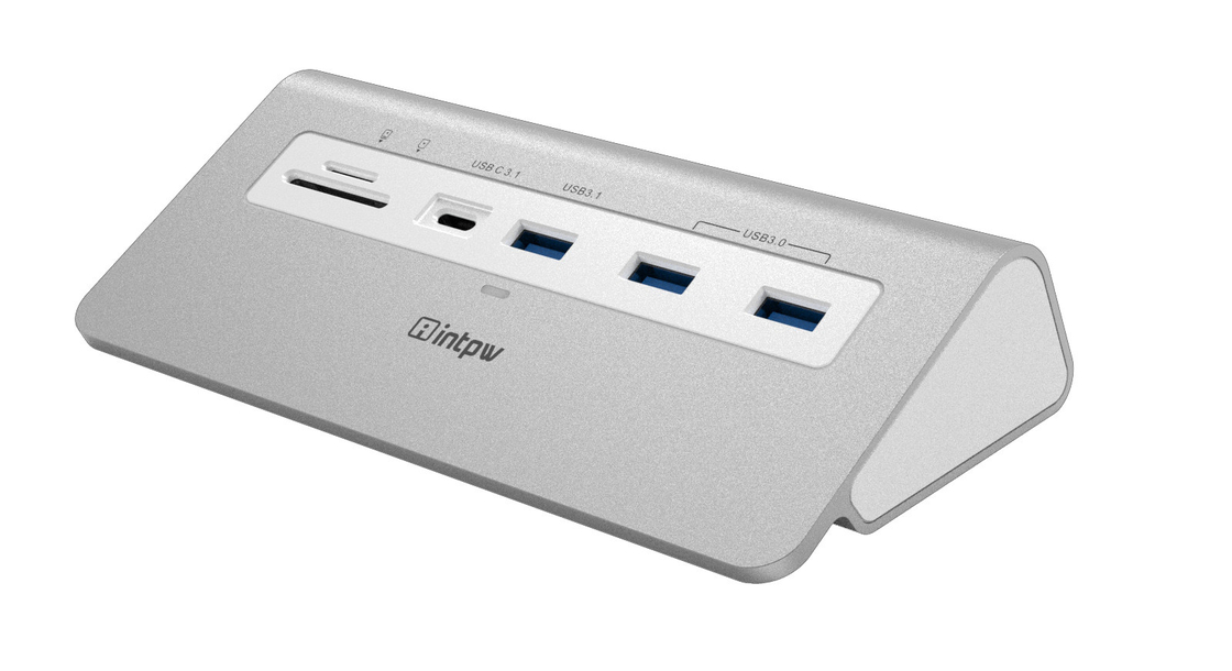 Adaptateur multiport USB C hub 9 en 1 avec lecteur de carte USB-A et SD/TF