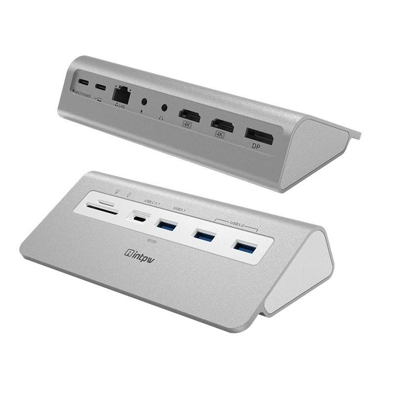 Adaptateur multiport USB C hub 9 en 1 avec lecteur de carte USB-A et SD/TF