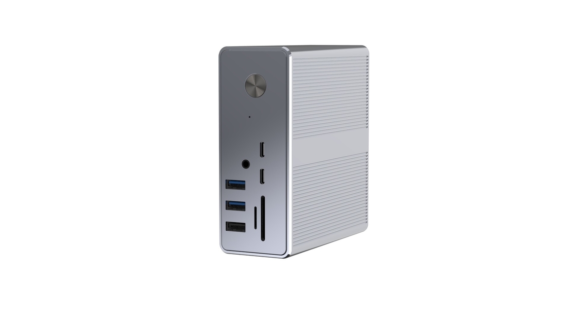 Port d'affichage USB 15-en-1 Station d'accueil USB double C 4K Pour Pour MacBook et Windows
