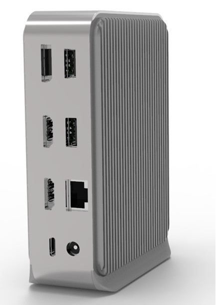Station d'accueil USB-C à 14 ports 65w Chromebook certifié Moniteurs triple 4K 3,5 mm Jack audio pour ordinateurs portables