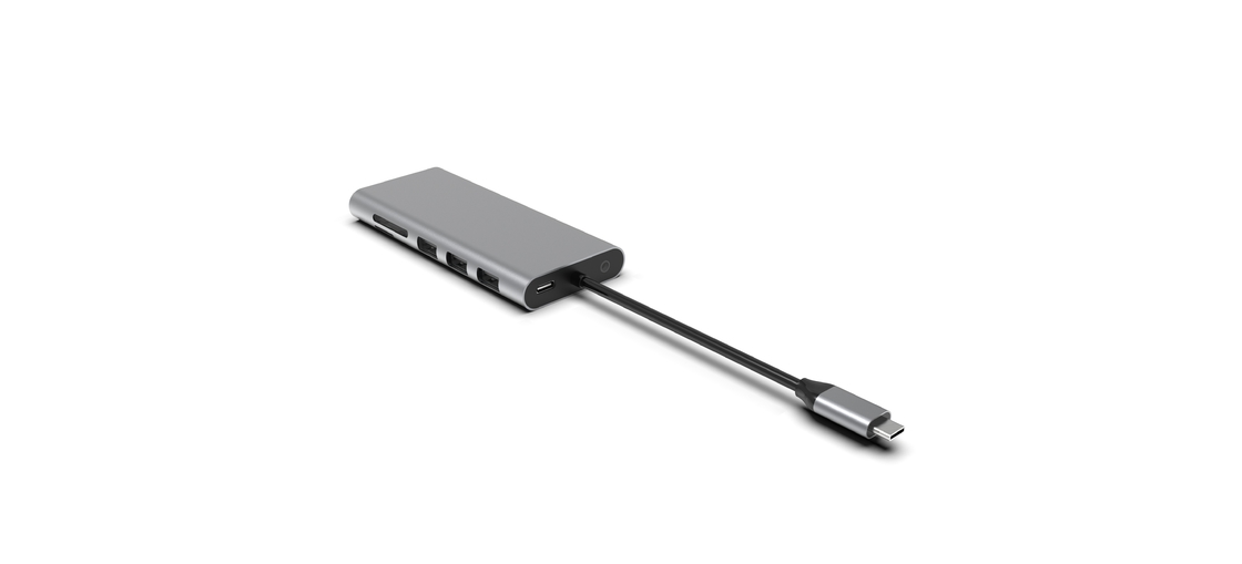 Macbook USB Un adaptateur pour Macbook Air 5 en 1 Ports multiples 4K USB de type C Slim 3.0