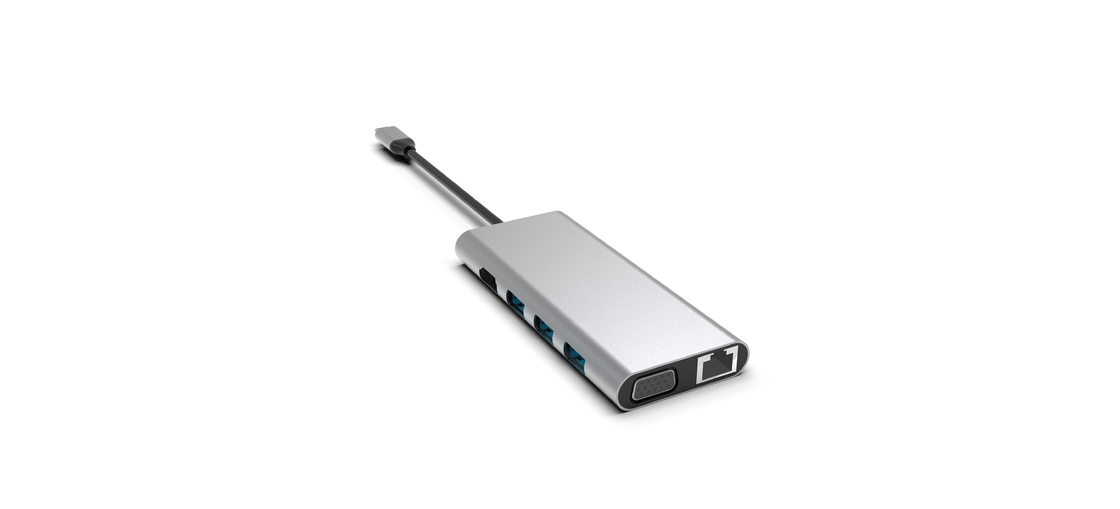 Macbook USB Un adaptateur pour Macbook Air 5 en 1 Ports multiples 4K USB de type C Slim 3.0