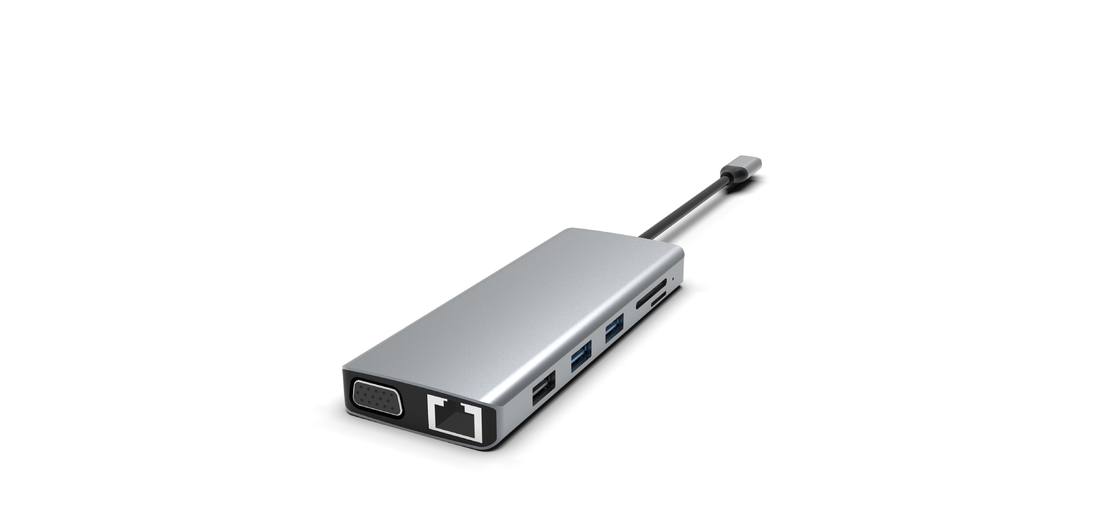 Station d'accueil USB C Hub Pour les ordinateurs portables MacBook USB C Pour les moniteurs HDMI doubles Pour Windows Adaptateur USB C Hub