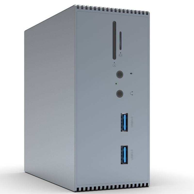 12 en 1 Grise Alumilum USB C Station d'accueil Pour Windows MacOS Et Linux - Résolution de l'écran 4K 60Hz