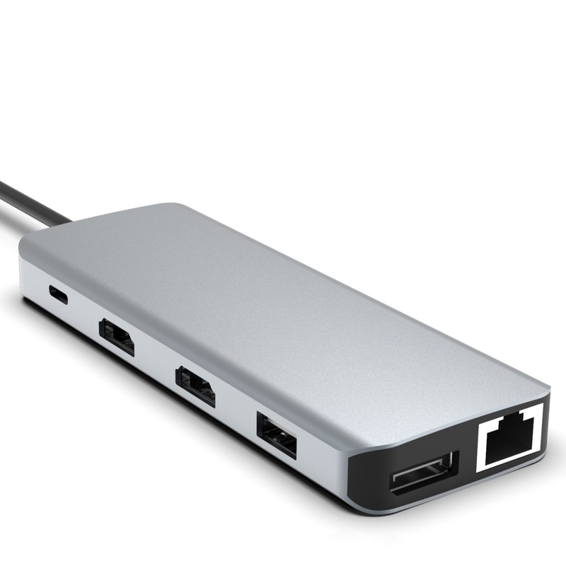 Hub USB-C 11 en 1 pour MacBook Pro avec lecteur de carte SD/TF USB 3.0
