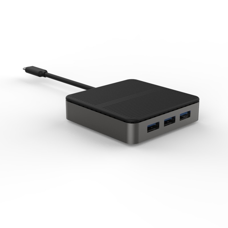 Type C Carré 9 en 1 USB C HUB HD 4K Type C Docks RJ45 PD 100W 3xUSB 3.0 Docking Sta