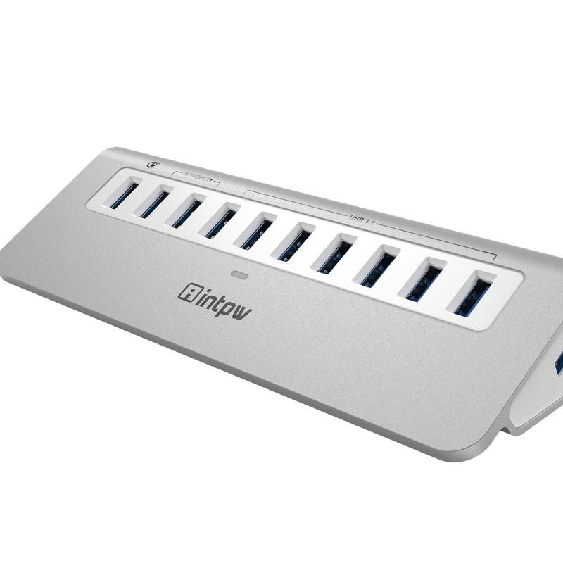 Hdmi Type C à USB 3.0 Hub 11 ports USB A Hub Ports multiples Pour les ordinateurs portables de jeu Windows