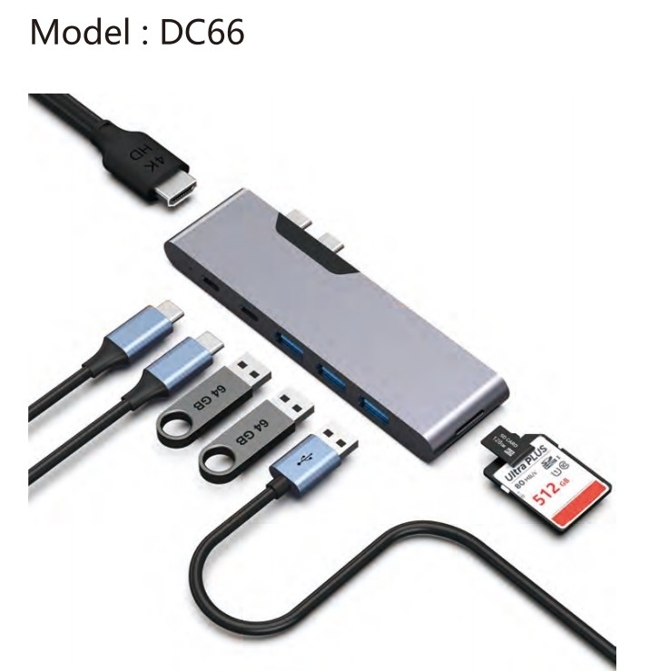 Lecteur de carte SD TF USB 3.0 Pour MacBook Pro
