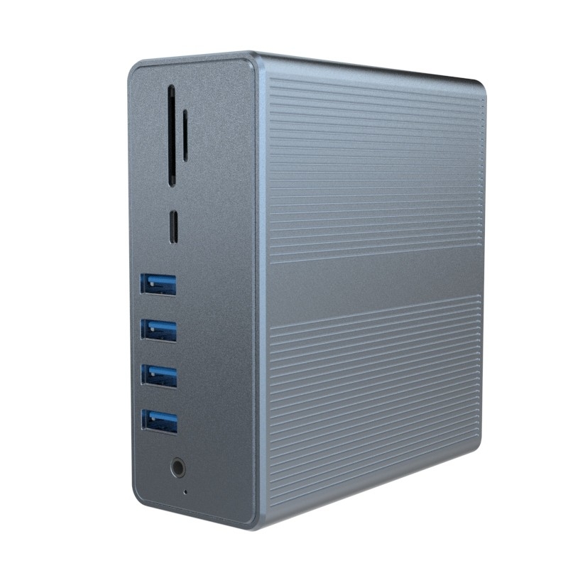 4k Thunderbolt 3 Station d'accueil Macbook Pro USB C Portable double moniteur 18 en 1 Portable pour MacBook