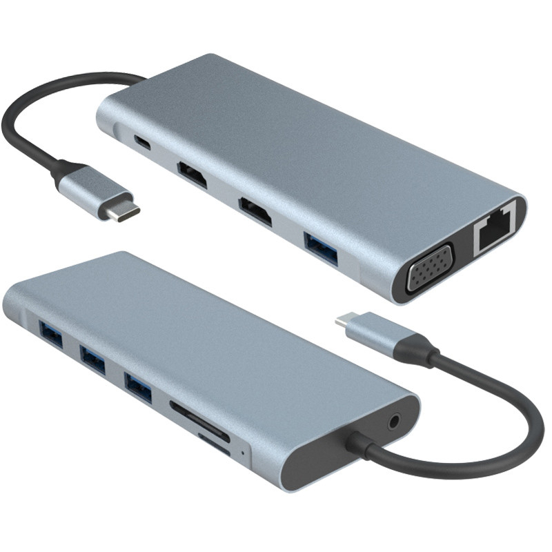 Adaptateur multi-fonctionnel USB de type C pour ordinateur portable et téléphone portable