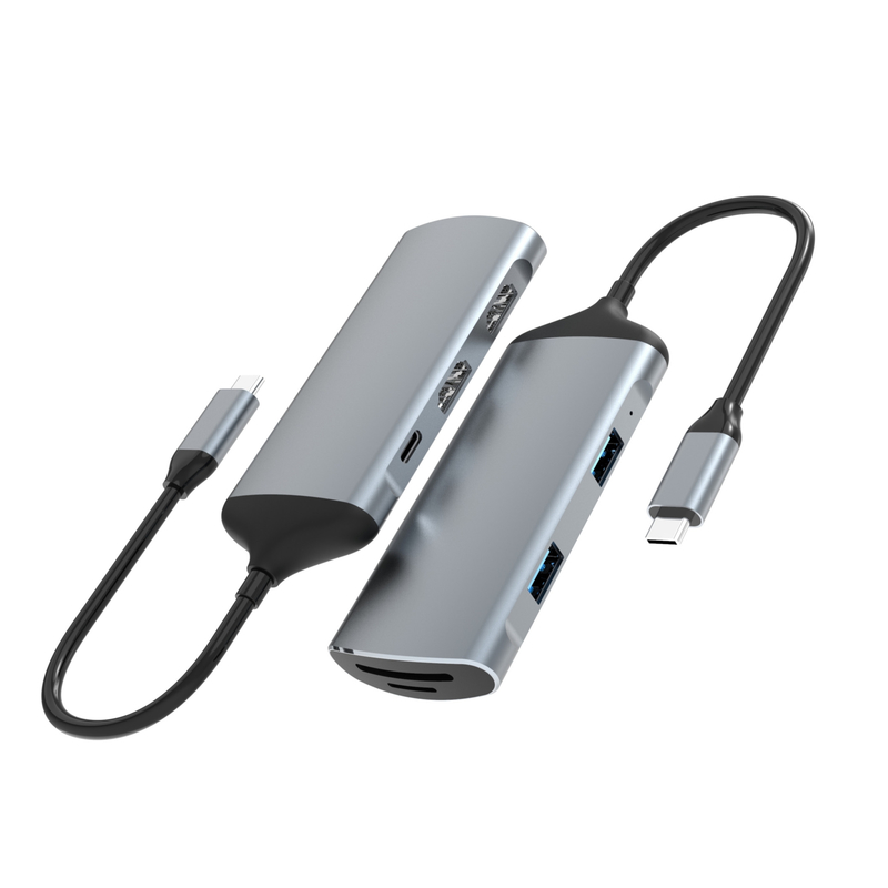 Lecteur de carte USB 3.0 à haute vitesse vers SD Adaptateur de carte micro SD Lecteur de carte mémoire iPhone 15