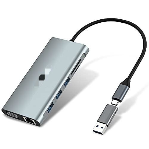 Lecteur de carte USB 3.0 à haute vitesse vers SD Adaptateur de carte micro SD Lecteur de carte mémoire iPhone 15
