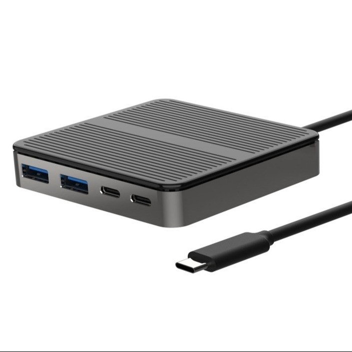 Type d'alimentation C à l'adaptateur USB Carré USB 3.0/2.0 Hub Transfert de données et connectivité Pour ordinateur portable