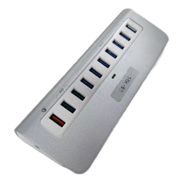 Adaptateur USB A à USB C à 10 ports pour le chargement de smartphones et de tablettes