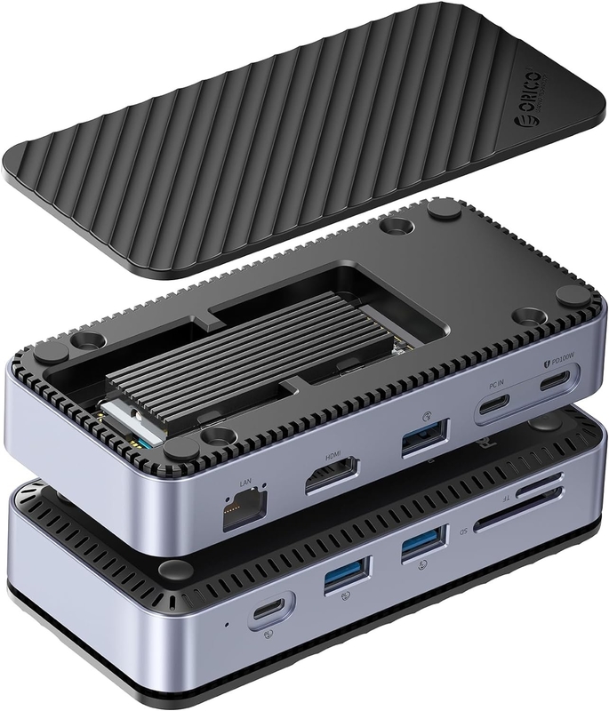 Displaylink Usb 3.0 Emballage de la station d'accueil des SSD NVMe NGFF sous Windows Mac Chrome OS