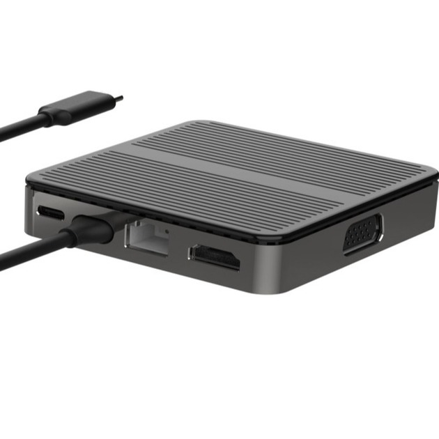 Carré noir Adaptateur USB C à USB Mac 6 en 1 Adaptateur USB C à USB A Hub Adaptateur OTG
