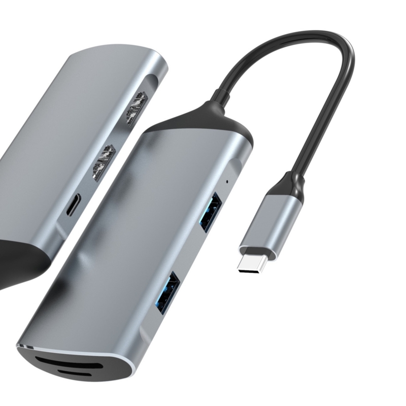 Adaptateur USB C Carte SD Carte TF Slots USB 3.0/2.0 Adaptateur de type C pour le transfert de données