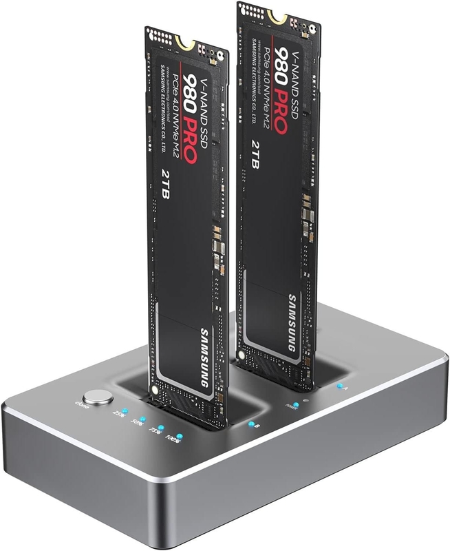 Station d'accueil Hdd Sata USB 2.0 à 2,5 3,5 pouces SATA IDE avec lecteur de carte Disques durs de base multifonctionnels