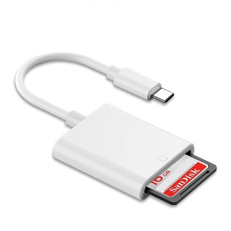 Apple External USB C à lecteur de carte SD Type C Lecteur de carte de caméra Adapteur de lecteur de carte mémoire