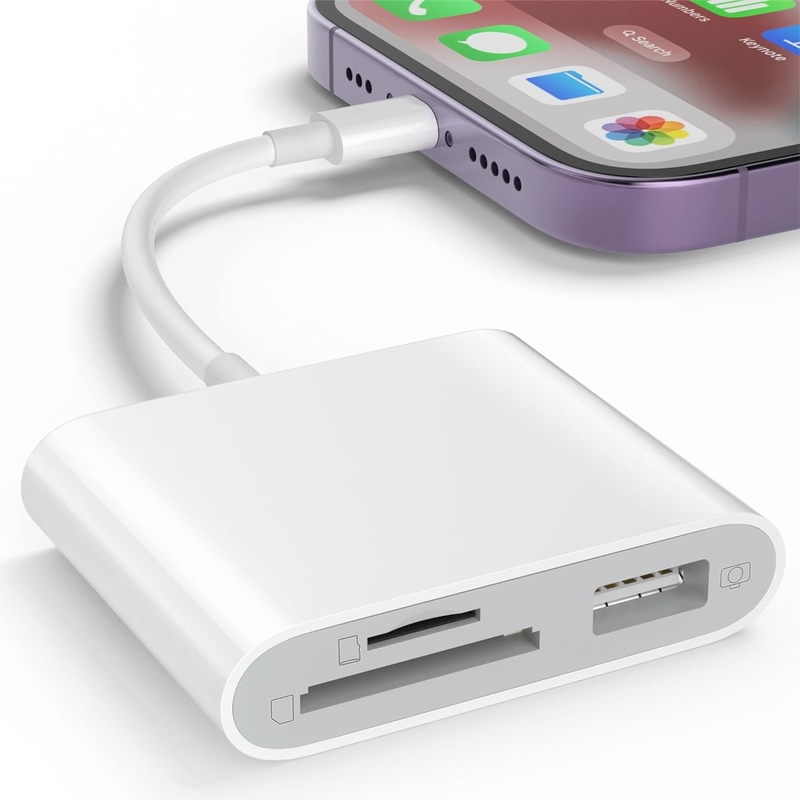 3-slot USB de type C à l'adaptateur de carte Compact Flash Micro SD lecteur de carte Pour MacBook Pro