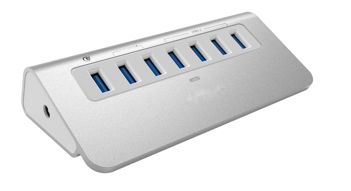 Station d'accueil USB C argentée pratique avec IC Displaylink et ports USB 3.0