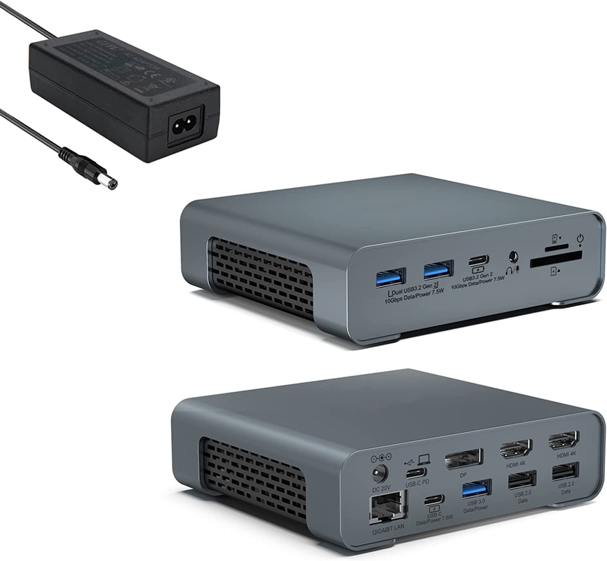 Adaptateur USB type-C 4K 60hz Moniteur HDMI Ethernet RJ45