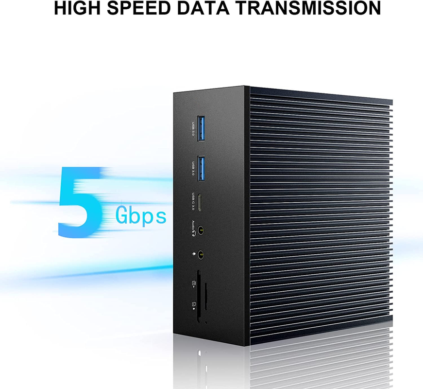 17 en 1 100w USB C Station d'accueil PD chargeur rapide/ PC hôte/ USB 2.0/3.0 hub/ HDMI 4K60HZ / PD 4K/60HZ