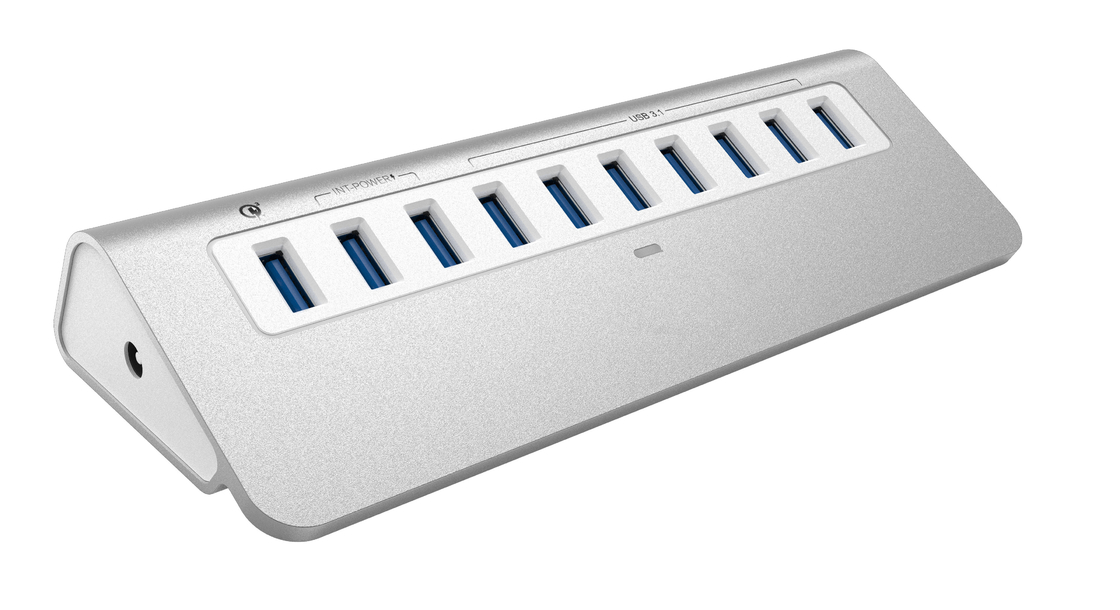 10 en 1 USB C HUB 2.0-4.0 Type C HUB Multi Splitter Adaptateur OTG Adaptateur d'alimentation USB Pour Macbook