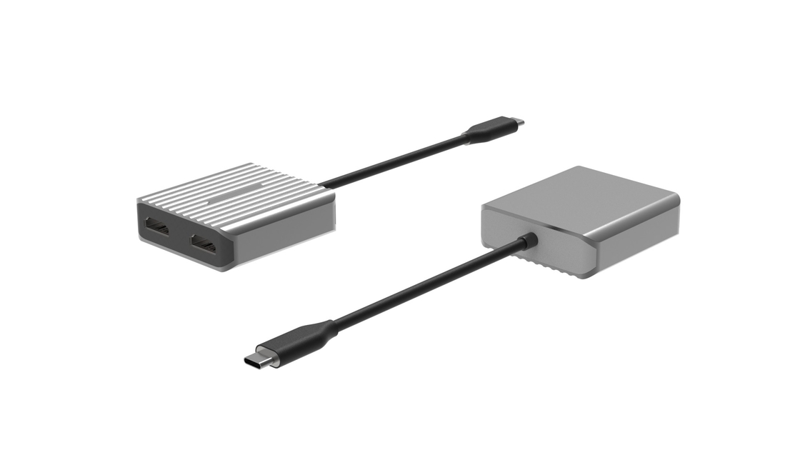 High Speed HDMI vers USB Un adaptateur USB 2 HDMI 8K 4K Portable à double miroir