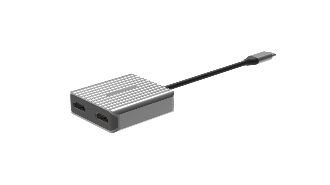 High Speed HDMI vers USB Un adaptateur USB 2 HDMI 8K 4K Portable à double miroir