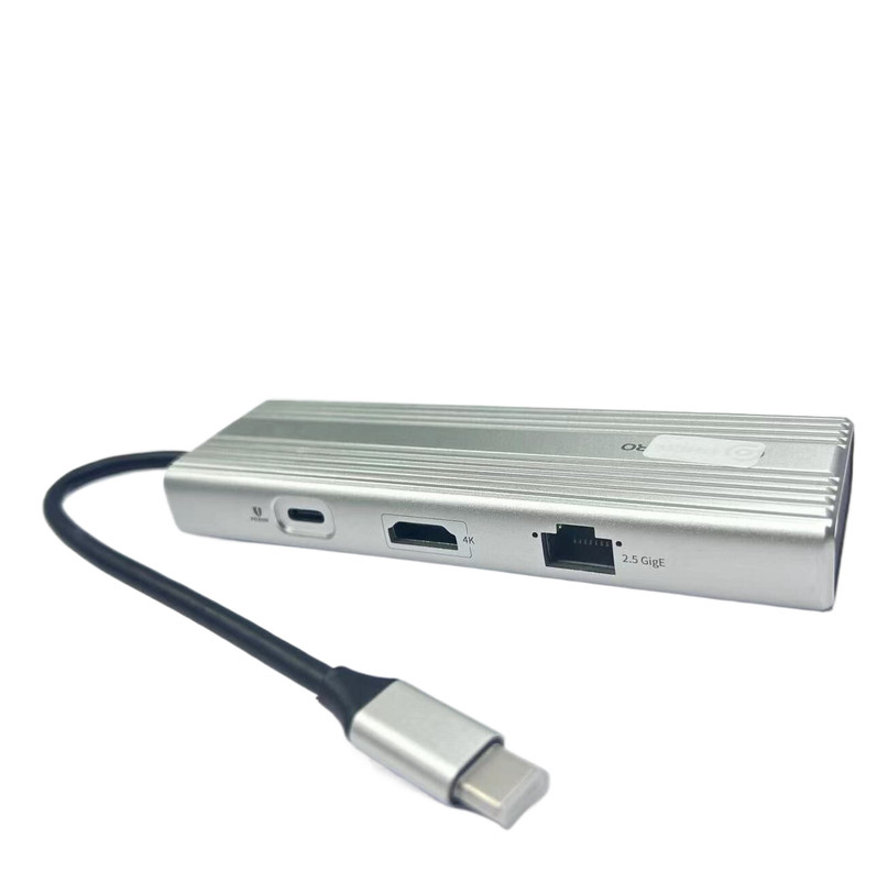 5 ports 5 en 1 station d'accueil USB-C Hub USB-C à HDMI USB A 3.0 PD 100 W