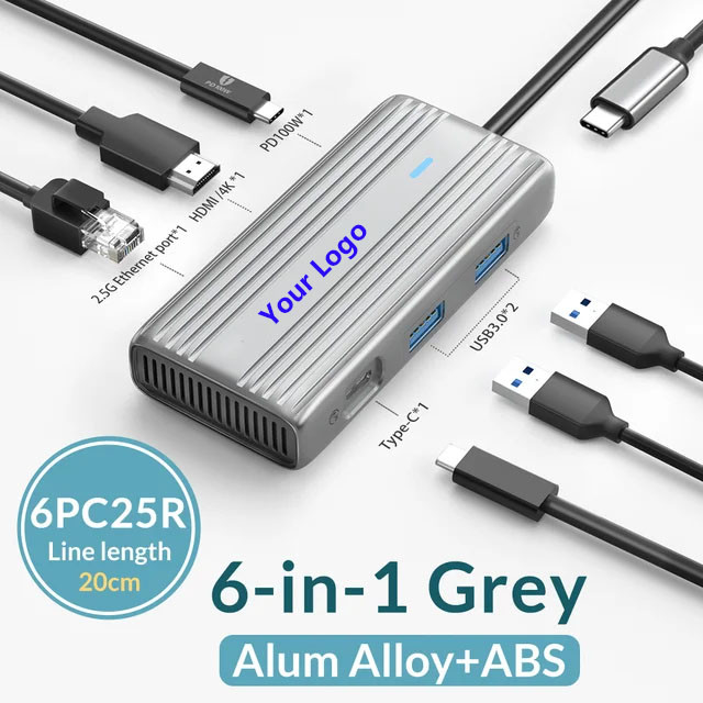 USB C Hub avec HDMI 4K et USB 3.0 haute vitesse Compatible avec Windows Mac