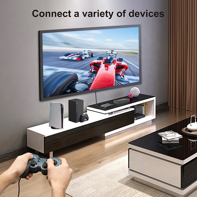 Commutateur HDMI 8K 3 en 1 Sortie de support 3 entrée HDMI 8K 60Hz 4K 120Hz Technologie avancée