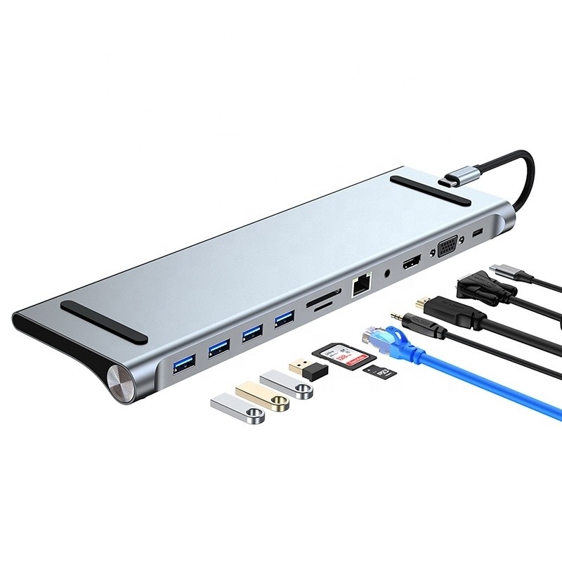 Adaptateur multi-fonctionnel USB de type C pour ordinateur portable et téléphone portable