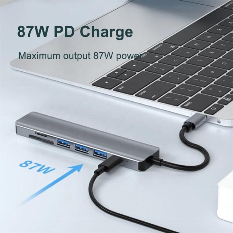 Adaptateur multifonctionnel de type C pour le transfert de données de charge et la sortie vidéo