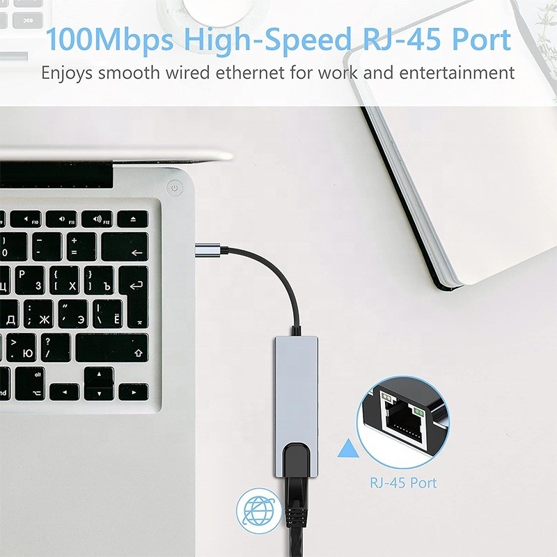 Station d'accueil USB C PD grise pour charge de la fonction de charge de l'ordinateur portable Transfert de données Sortie vidéo