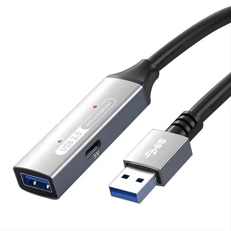 USB 3.0 Hub Extension Type A Cable de données de type mâle à femelle avec alimentation USB C Hub Extra Long