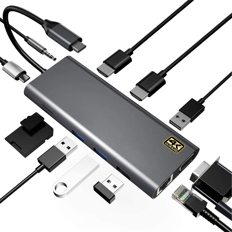 Vitesse de transfert de données allant jusqu'à 5/10 Gbps Connexion avec ordinateur portable Thunderbolt Avec 85/100 W de puissance pour des performances puissantes