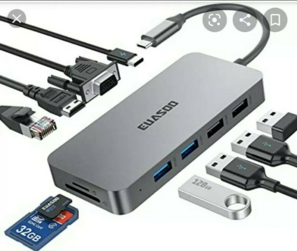 Hub USB C de type C avec carte de capture vidéo HDMI haute définition 4K 60Hz