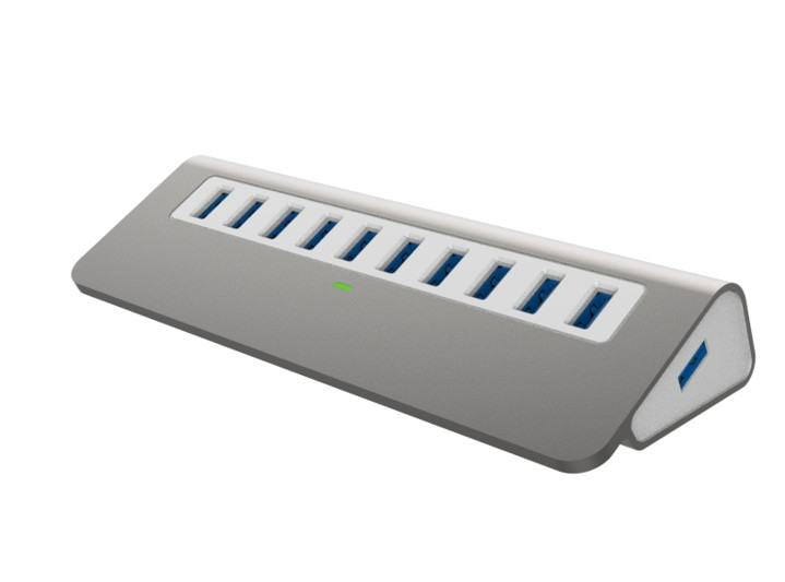 Interface de type C 4 en 1 4 ports Hub Type-C OTG vers USB 3.0 2.0 Adapteur alliage d'aluminium