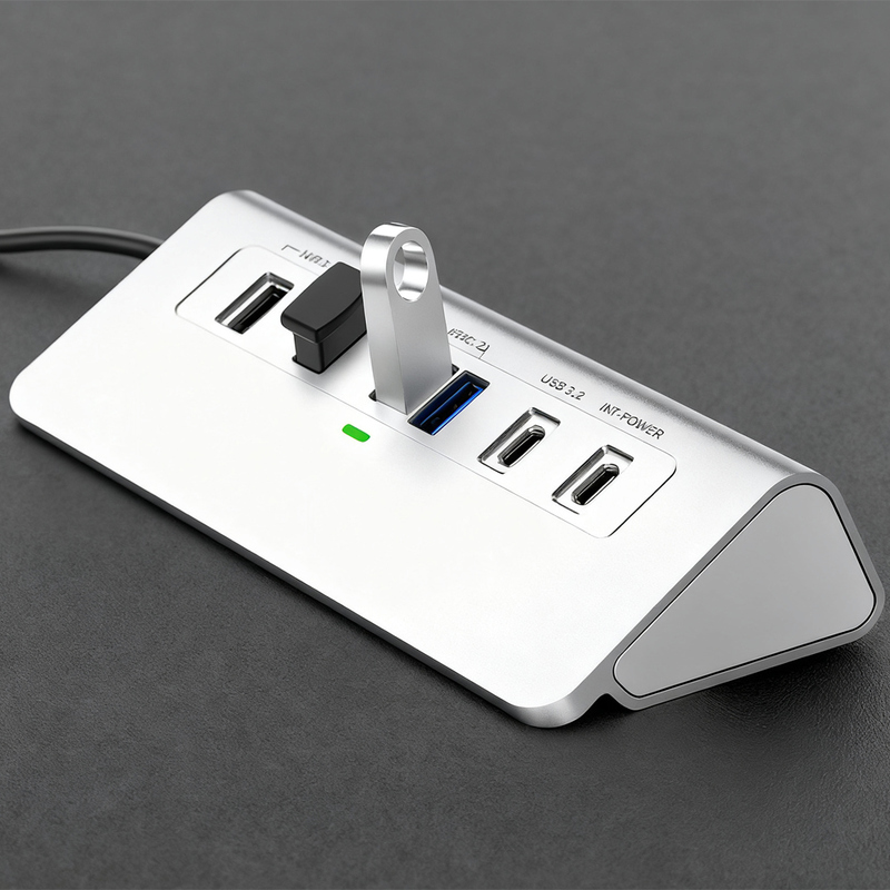 Sortie HDMI 4K Hub USB C haute résolution avec sortie HDMI 4K pour affichage haute résolution et streaming vidéo