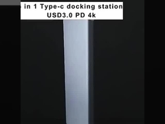 Adaptateur multiport polyvalent 8 en 1 USB type C Hub pour le multitâche et le transfert de données