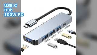Hub USB C 9-en-1 100W PD Charge rapide